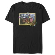 Men's Encanto Postcard From A Magical Casa Graphic Tee Black Medium